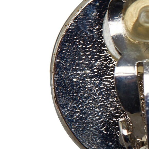 CHANEL White Logo Earrings - Picture 5 of 7